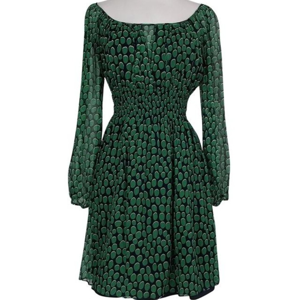 BCBGMaxAzria Polka Dot Boho Dress, New with Tags!